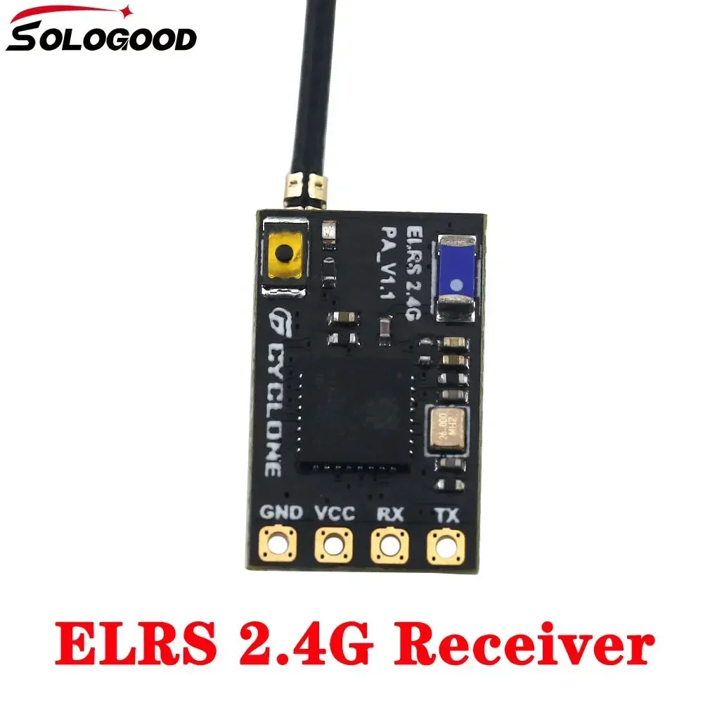 SoloGood ELRS 2.4G Receiver ExpressLRS 2.4G RX Long Range Receiver for FPV Long Range Racing Drone