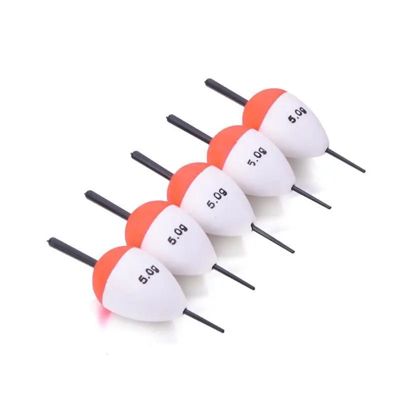 10Pcs Fishing Float Foam Fish Floats Drift Big Belly Drifts Long Casting Drifts 1g/2g/3g/5g/10g Buoy Flotador Gear Fishs Float image 3