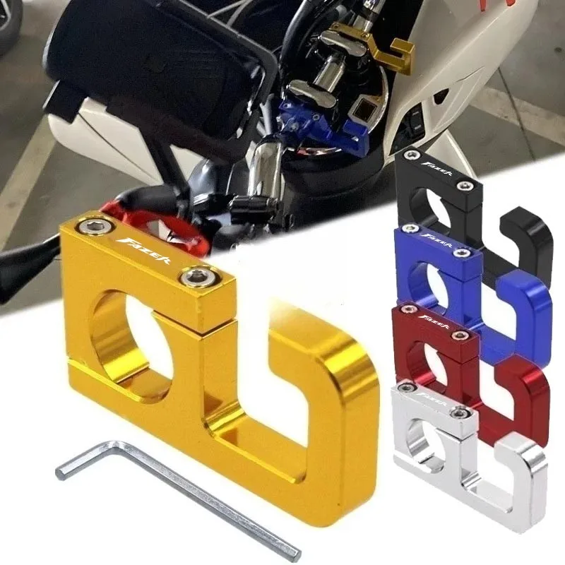 

Для Yamaha FZ1 FZ6 FZ8 Fazer 150 250 400 1000 аксессуары для мотоциклов цилиндр с ЧПУ держатель крючка для шлема зажим