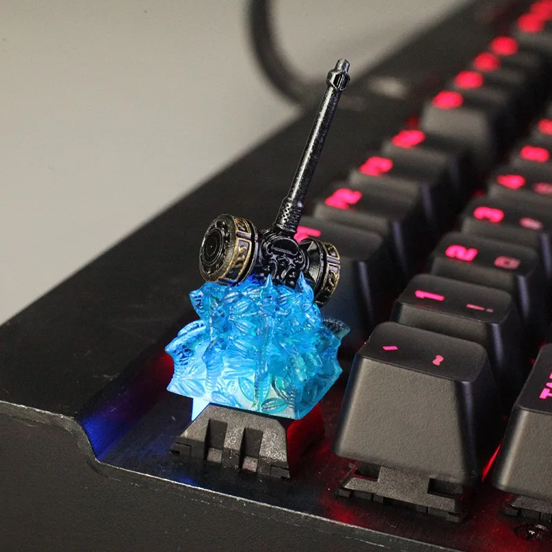 Soul Land Kyecaps Light Transmis Resin Hand-made Keycap Mechanical Keyboard Keycaps Personalized Customized Gifts