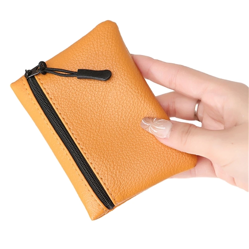 Practical Patterned Coin Wallet Zipper Purse Storage for Everyday Use