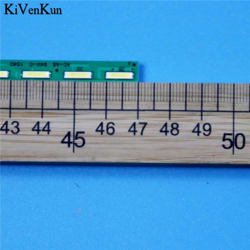 Tira de LED para iluminación trasera 36 barras de lámpara BMS 43 pulgadas L/R-Type 8520 1 Chip PKG 72EA REV.00 Kits bandas 43 pulgadas FHD L/R-Type REV 0,4 carriles cinta