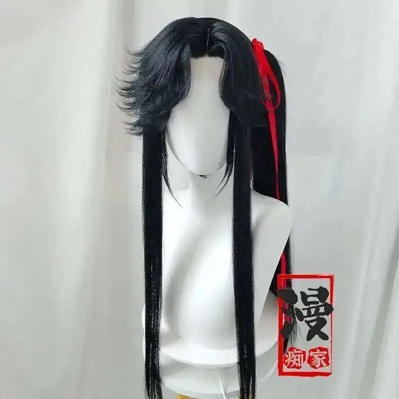 

Стилизованный парик для косплея Hua Cheng San Lang, индивидуальный парик Tian Guan Ci Fu Heaven Official’s Blessing HuaCheng Cos Wig Xie Lian Косплей