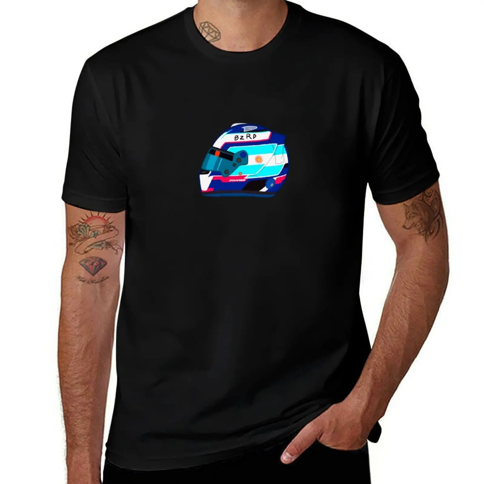 

Franco Colapinto 2024 Monza Helmet T-Shirt baggy shirts funny costumes mens designer clothes