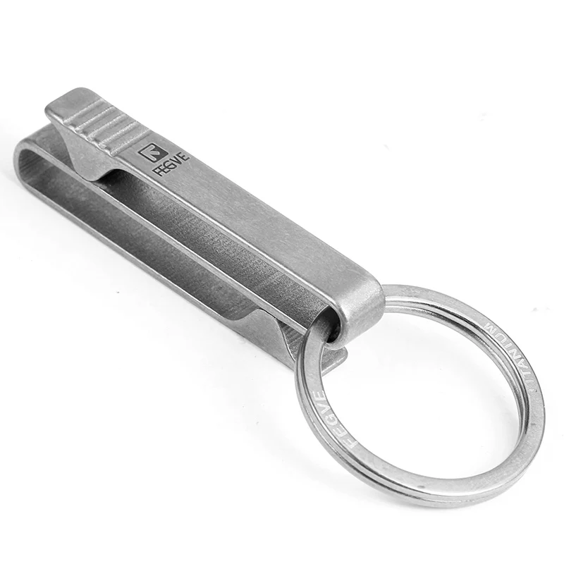 Imagem -03 - Edctitanium Alloy Key Ring para Homens e Mulheres Car Pendant Keychain Edc Outdoor Tool Luxury High-end Gifts