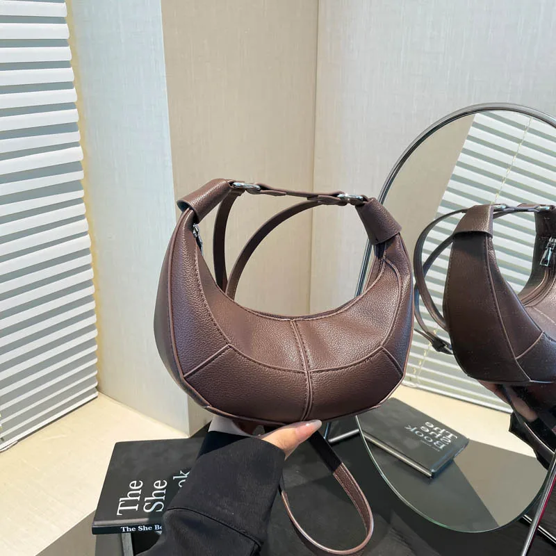 

2025 Summer Vintage Minimalist Shoulder Bag, Retro Crossbody Purse for Women, Casual Simple Sling Bag Fashion Top Handle Bag​