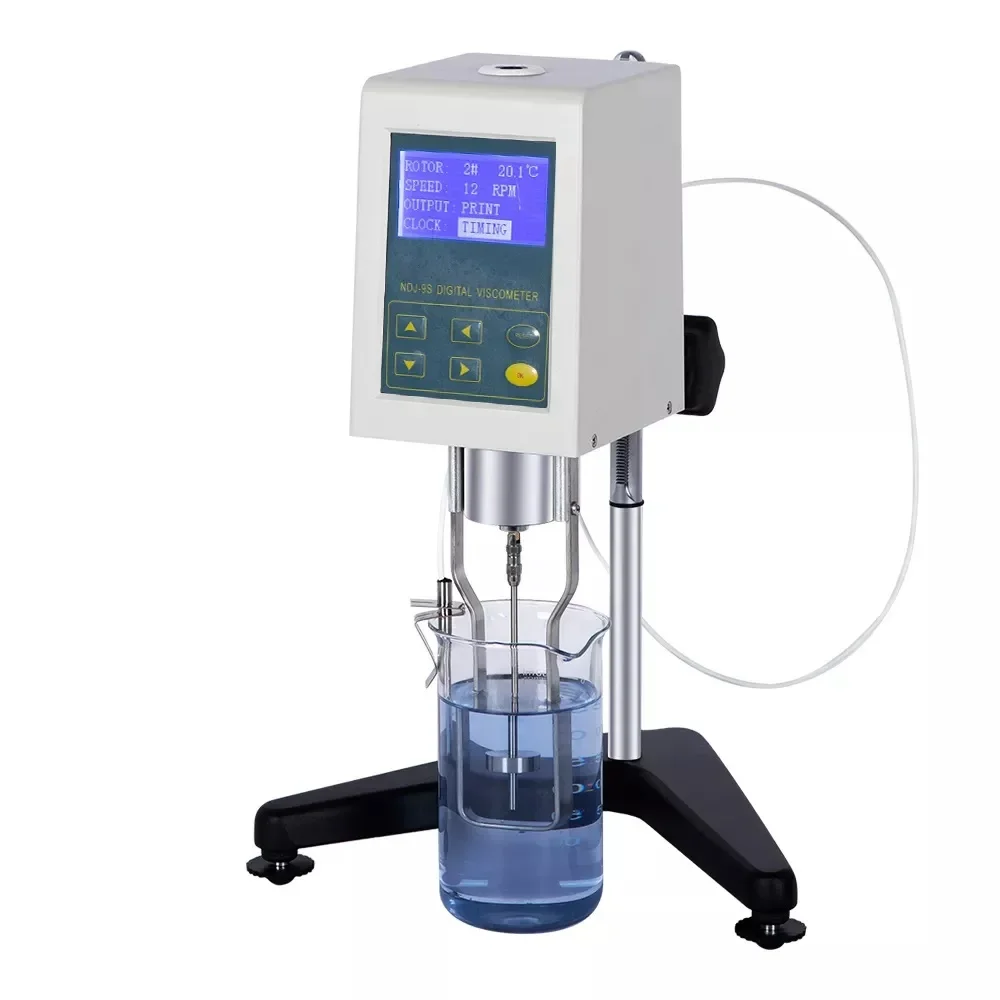 Hot selling ndj-5s ndj-8s digital LCD display portable viscometer for cosmetics oil testing