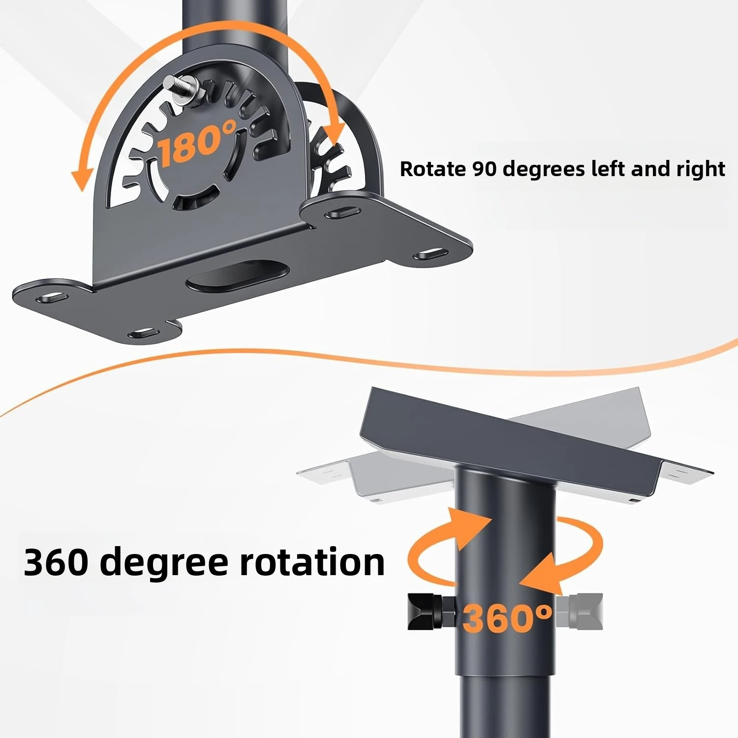 Carbon Steel Adjustable Roof RV Mount Bracket for Starlink Gen3 Mini Heavy‑Duty Weatherproof Satellite Dish Outdoor Accessories