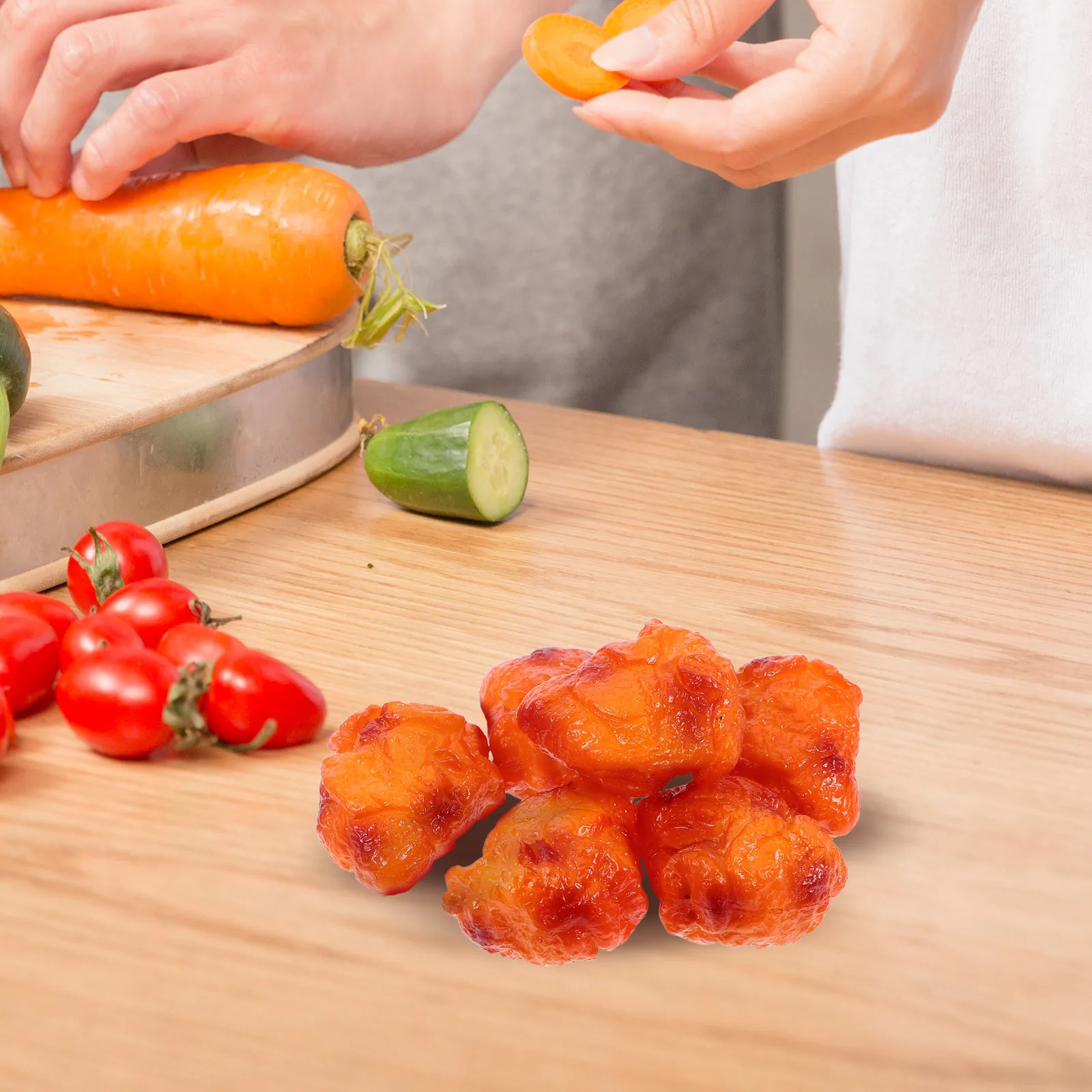 ของเล่นปลอมรูปไก่ย่าง 6 ชิ้น เหมือนจริง สำหรับเล่นสนุกในครอบครัว ของตกแต่งบ้าน อาหารปลอม ของเล่นแปลกใหม่