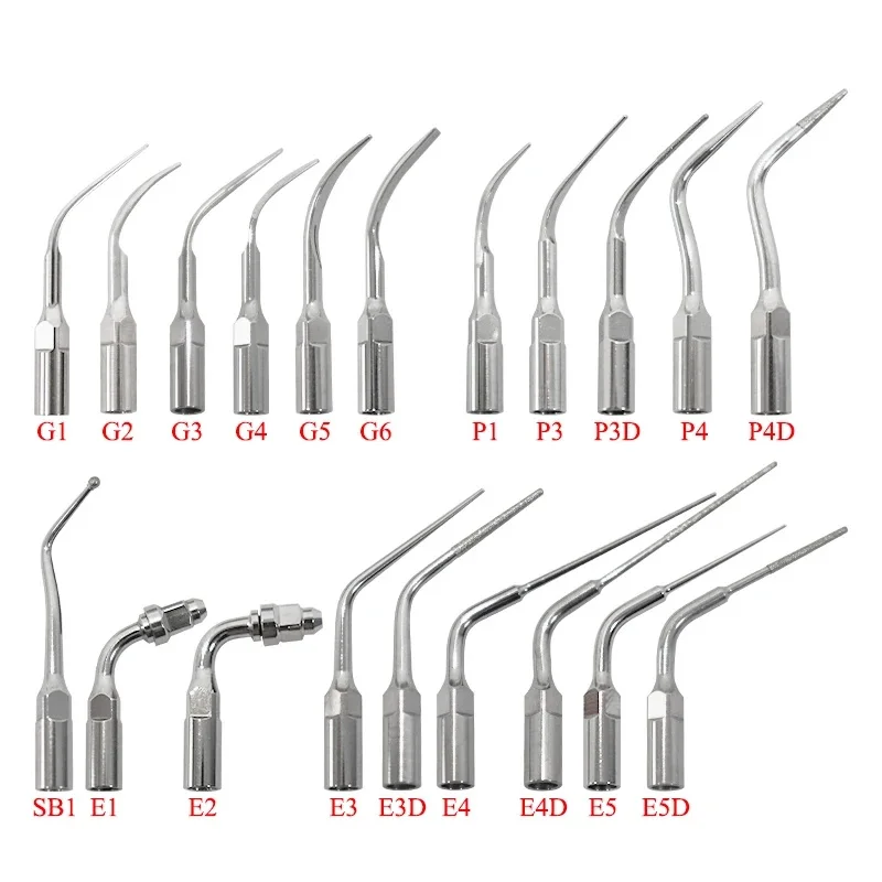 VVDental Dental Ultrasonic Scaler Tips Compatible With EMS / Woodpecker Handpiece Dentistry Scaling Tip