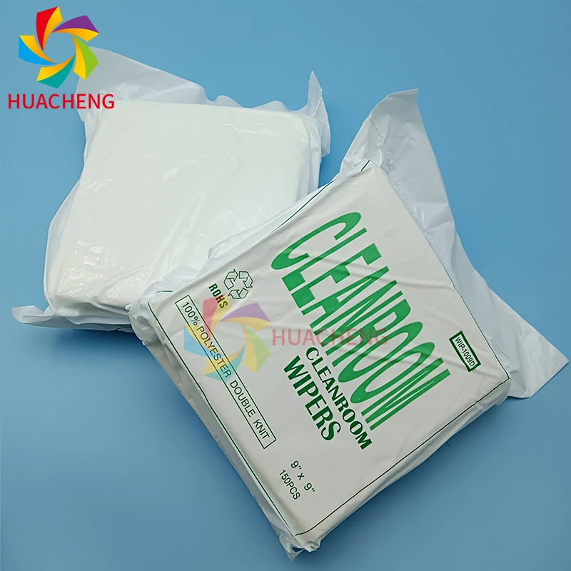 150Pcs Cleanroom Wiper Non Dust Cloth Clean Cleaning Tissue Wiping for Large Format Printer 9inch*9inch Dust Free Paper WIP1009D