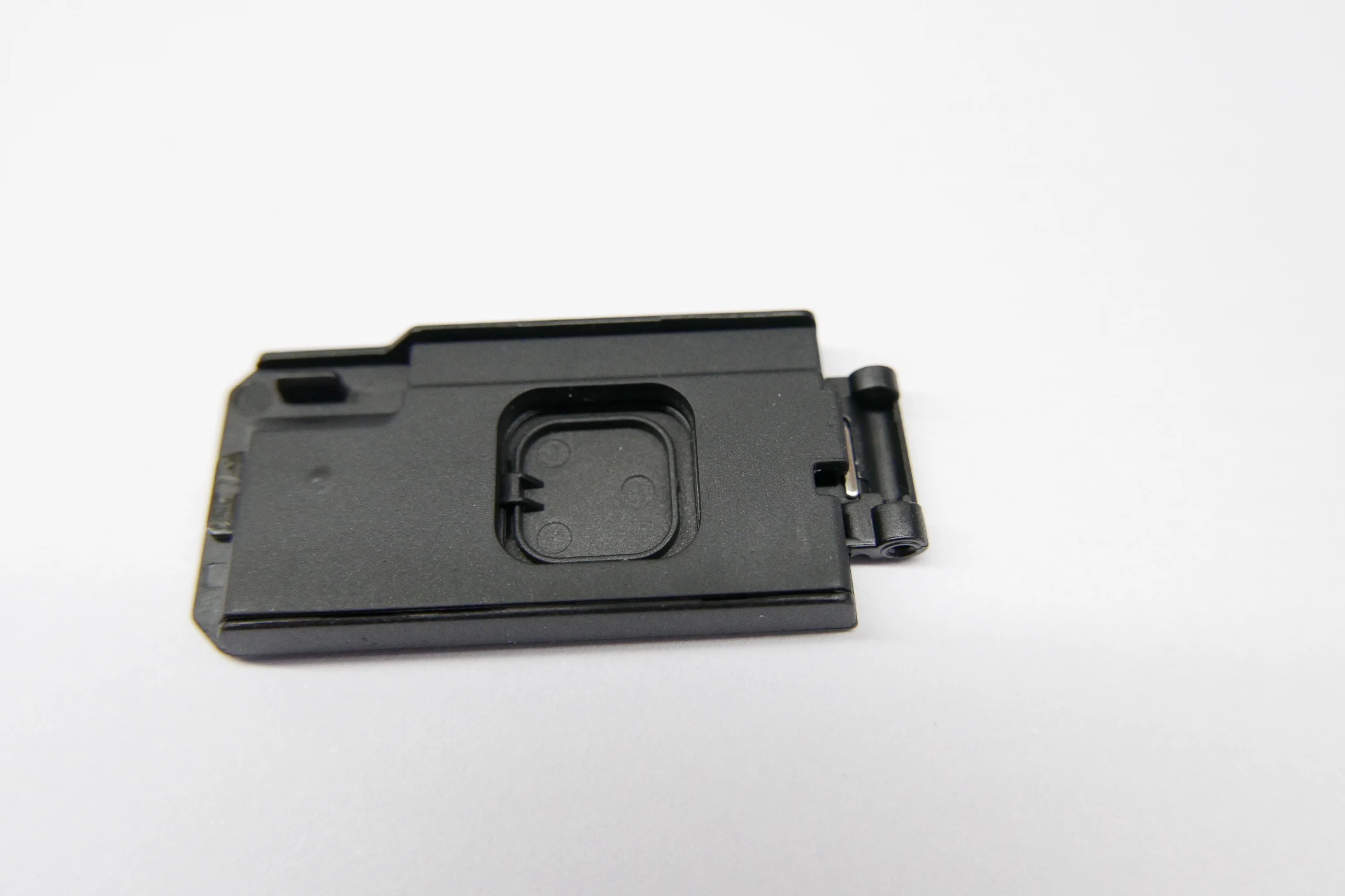 Per Panasonic Lumix DMC-LX100 Parte di riparazione del coperchio della serratura del coperchio dello sportello della batteria (nero)