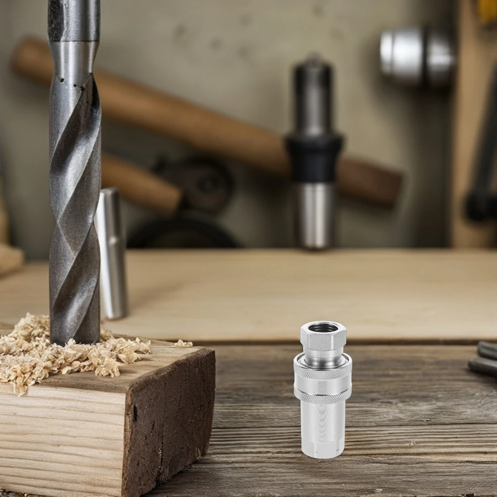 

Couplers Quick Connect Fittings Quick Coupling Set With Dust Caps Npt3/8 Oil Pipe Connection For Hydraulic Systems