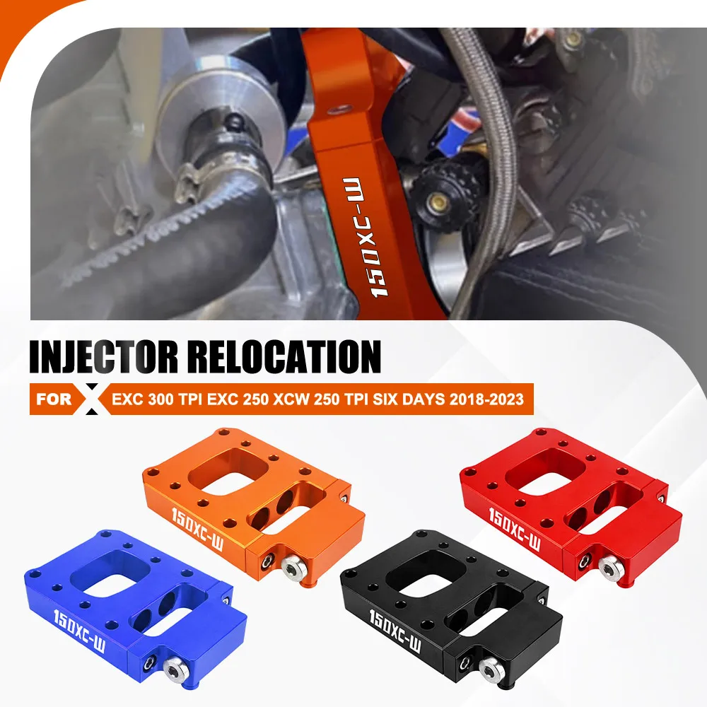 

For GasGas EC 300 EC 250 TPi Injector Relocation Block For EXC 300 250 XCW TPi Husqvarna TE 300i TE 250i 2021 2022 2023 2024