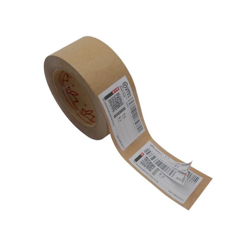 10 pieces.custom.activated custom printed logo gummed reinforced adhesive kraft paper tape self adhesive 500m activa