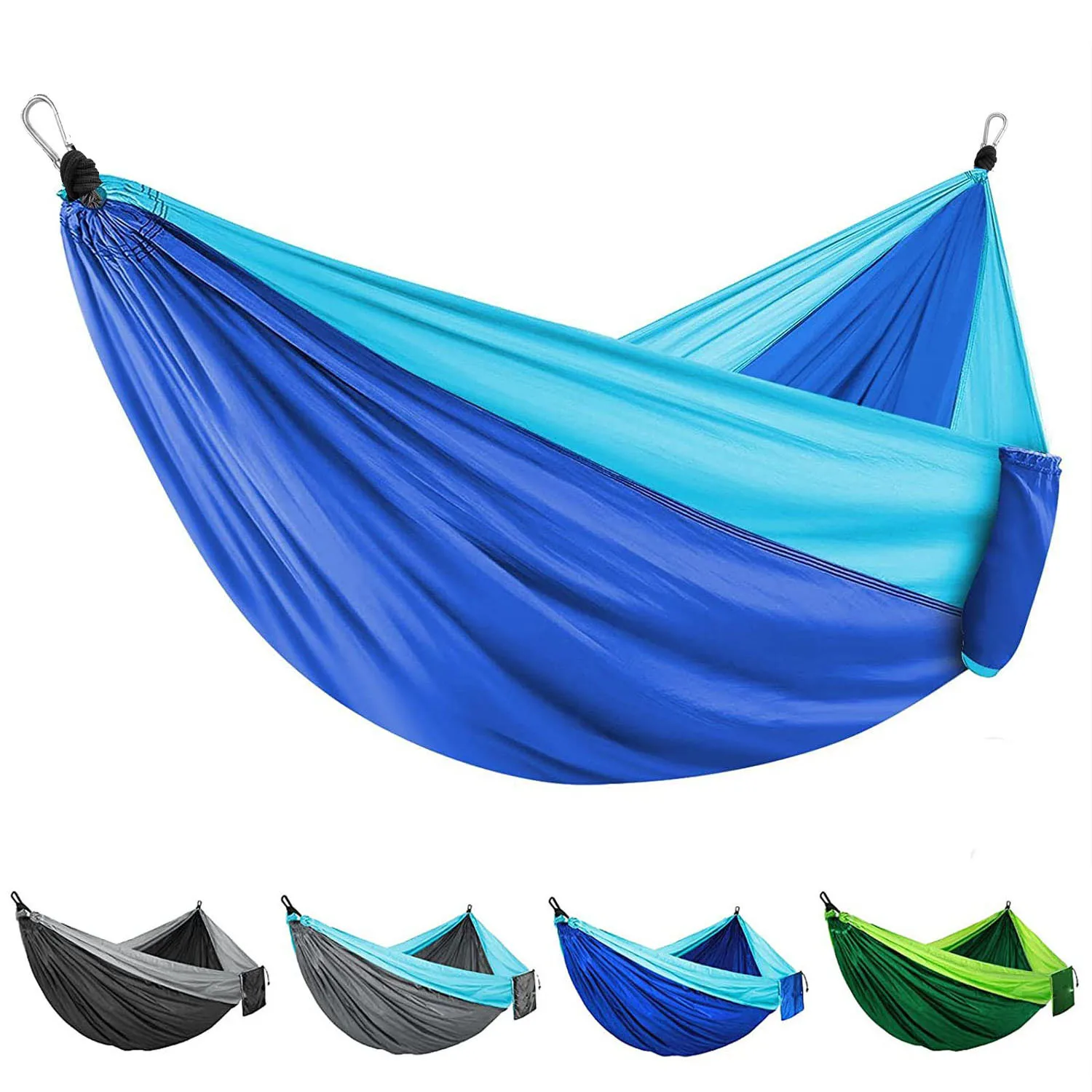 

Ultri-light Portable Parachute Hammock Camping Survival Garden Hunting Leisure Hammock Hamac Travel Double Person Hamak