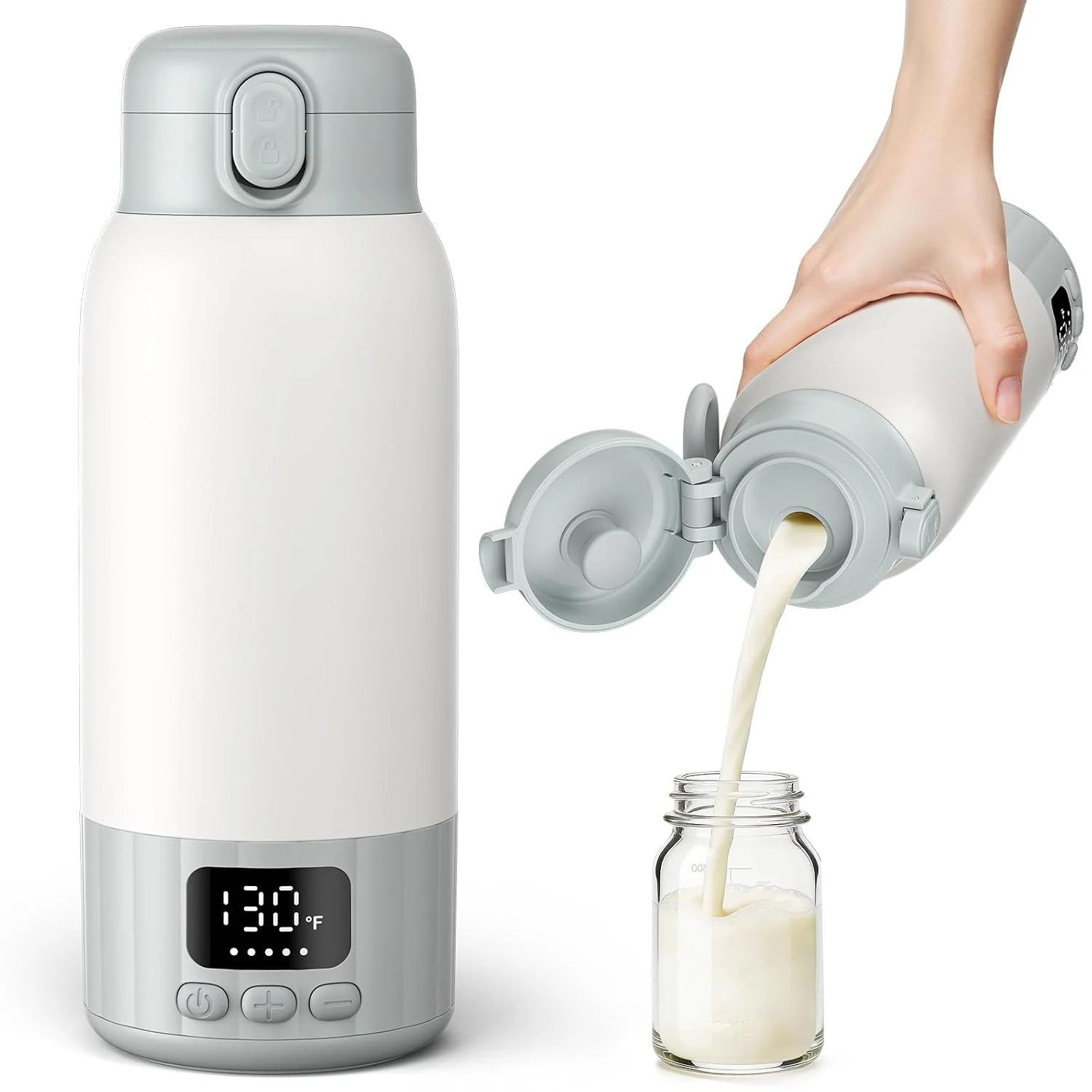 Baby Food Warmer - جهاز تسخين زجاجات الأطفال المحمول، سعة