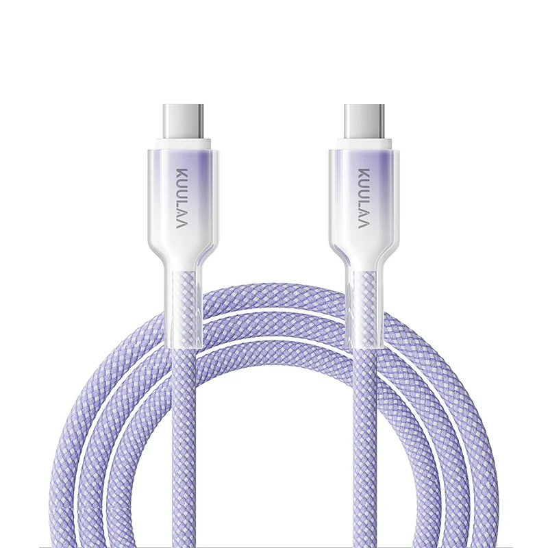 KUULAA USB-C-Kabel auf USB-Typ-C-Kabel PD 60 W Schnellladekabel USB C auf Typ-C-Kabel für iPhone 16 15 Samsung MacBook iPad Xiaomi