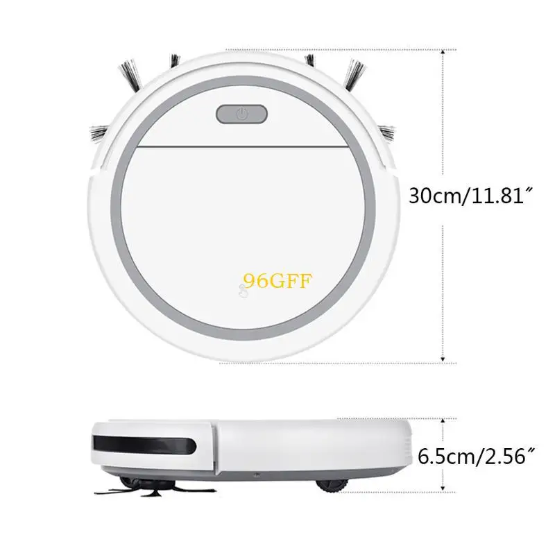 96GF 3-in-1 Automatic Robotic Vacuum Cleaner Suitable for Pet Hair Hard Floors