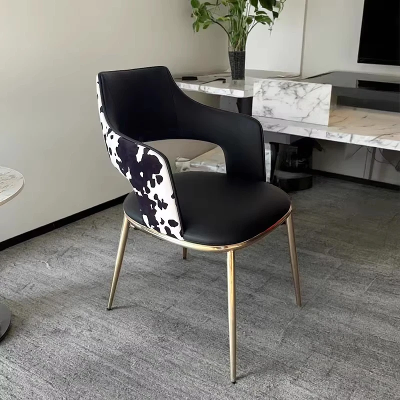 

Modern simple leisure study makeup stool high-end villa restaurant chair