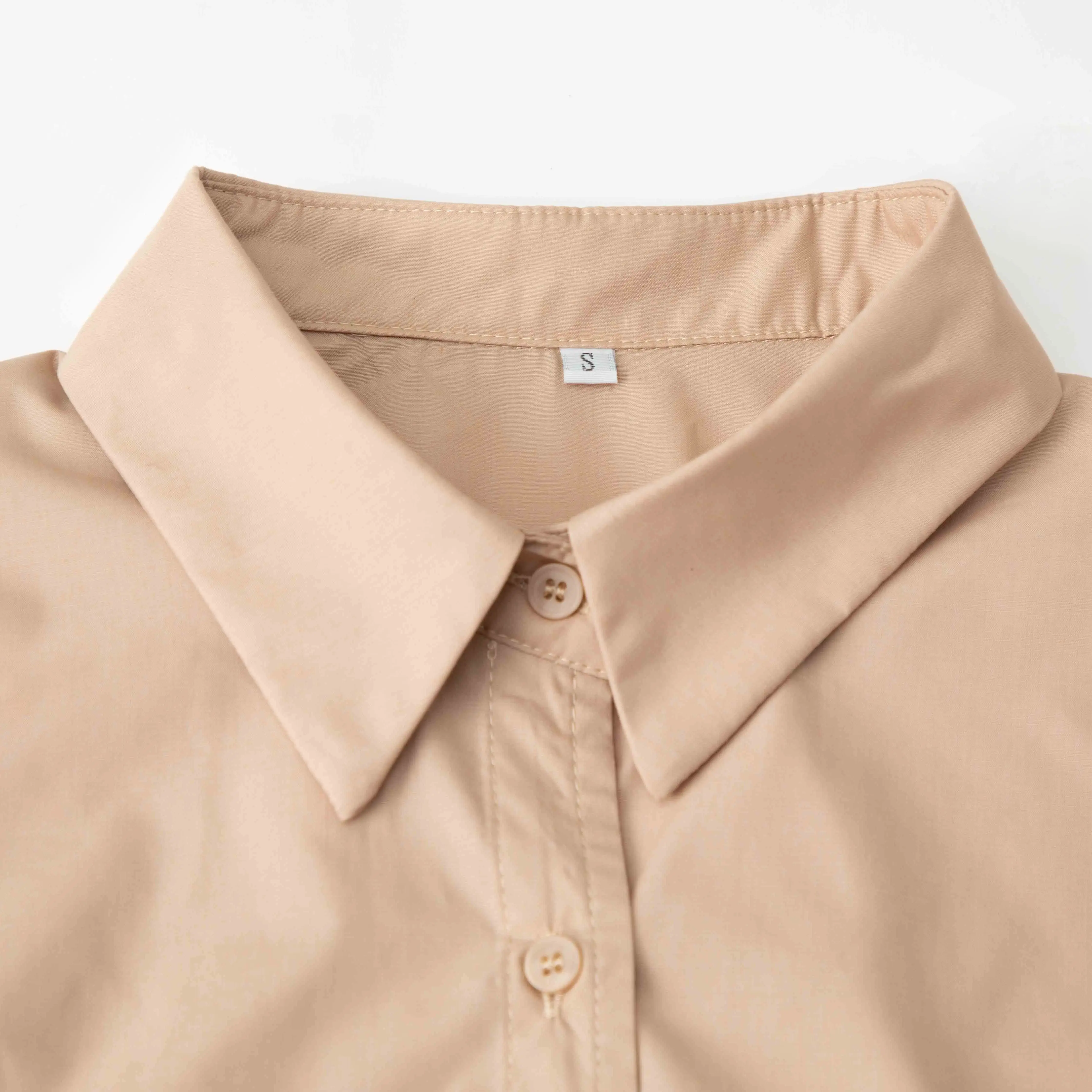 Women Elegant Lace Up Bow Tops Fashion Solid Color Lapel V-Neck Communte Long Sleeve Top Casual Office Lady Chic Holiday Shirts