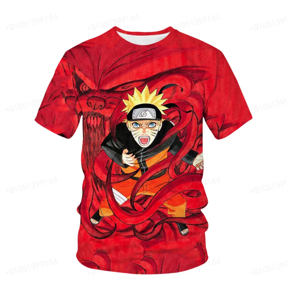 Naruto Shippuden Boy Girl T-shirt Uchiha Itachi Men T-shirt 3D Print New Short Sleeve Sasuke Men T-shirt Oversized Men Clothing