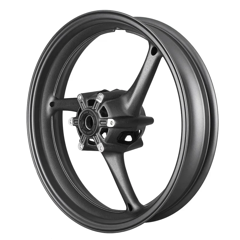 أسود غير لامع لسوزوكي GSXR600 GSXR750 2008-2010 & GSXR 1000 K9 2009-2016 استبدال حافة العجلة الأمامية من الألومنيوم للدراجات النارية