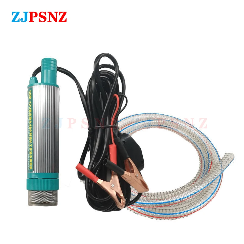 38mm 12V 24V Tragbare Mini Elektrische Auto Pumpe Zum Pumpen Diesel Öl Wasser Transfer Pumpe Camping Angeln tauchpumpe 30L/min – Detail 16