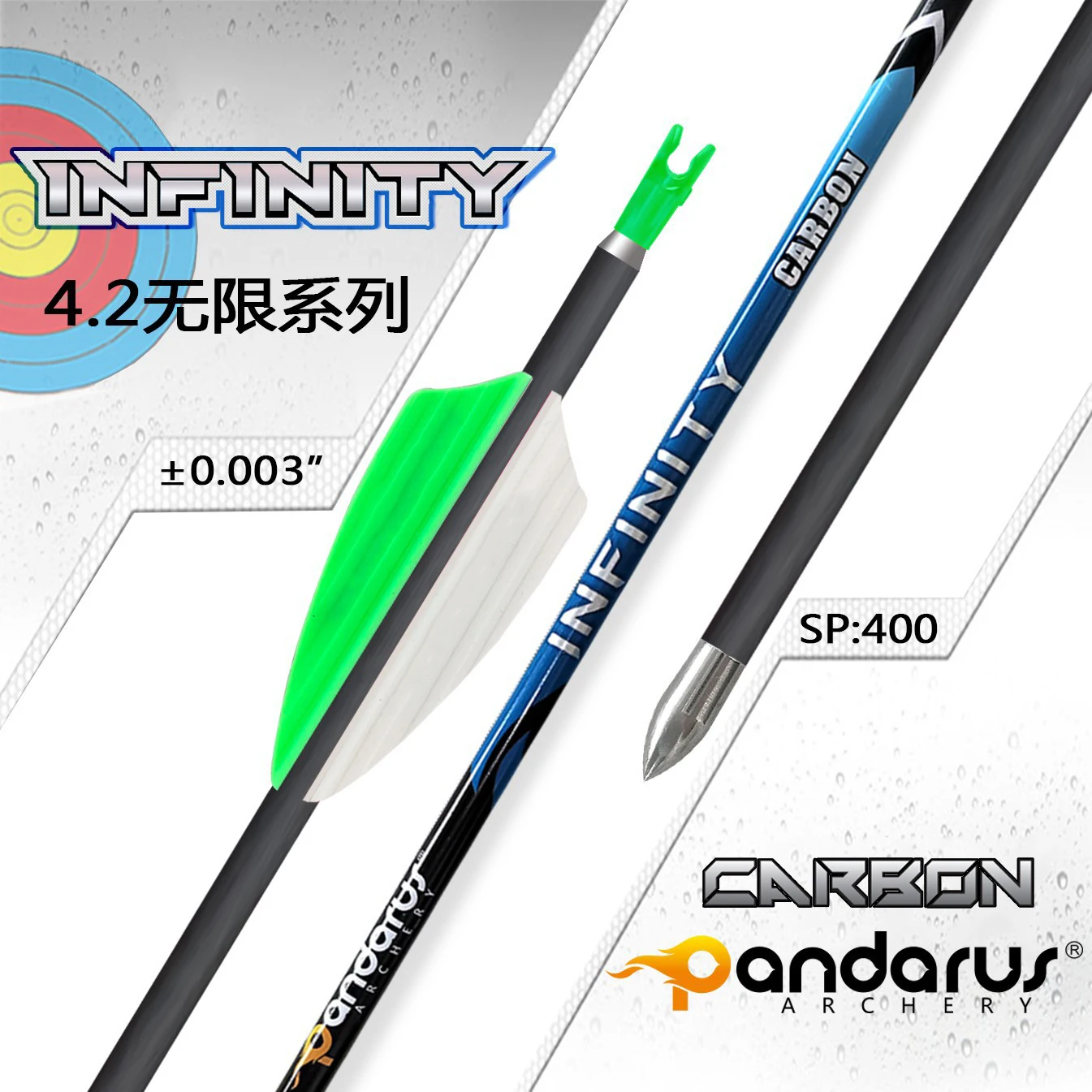 ID4.2mm 30inch Spine400 500 600 700 800 900 1000 1100 1200 1300 1400 1500 Pure Carbon Arrow Archery Compound Recuvre Bow Shooti