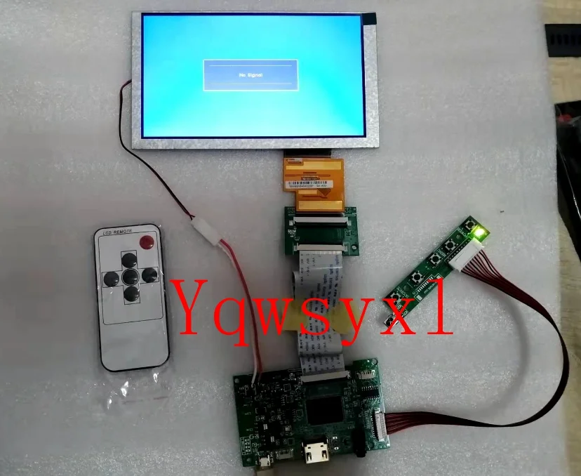 

Yqwsyxl Плата контроллера ЖК-дисплея TTL HDMI для HSD062IDW1-A00 HSD062IDW1-A01 HSD062IDW1-A02 800X480 60-контактная плата драйвера ЖК-экрана