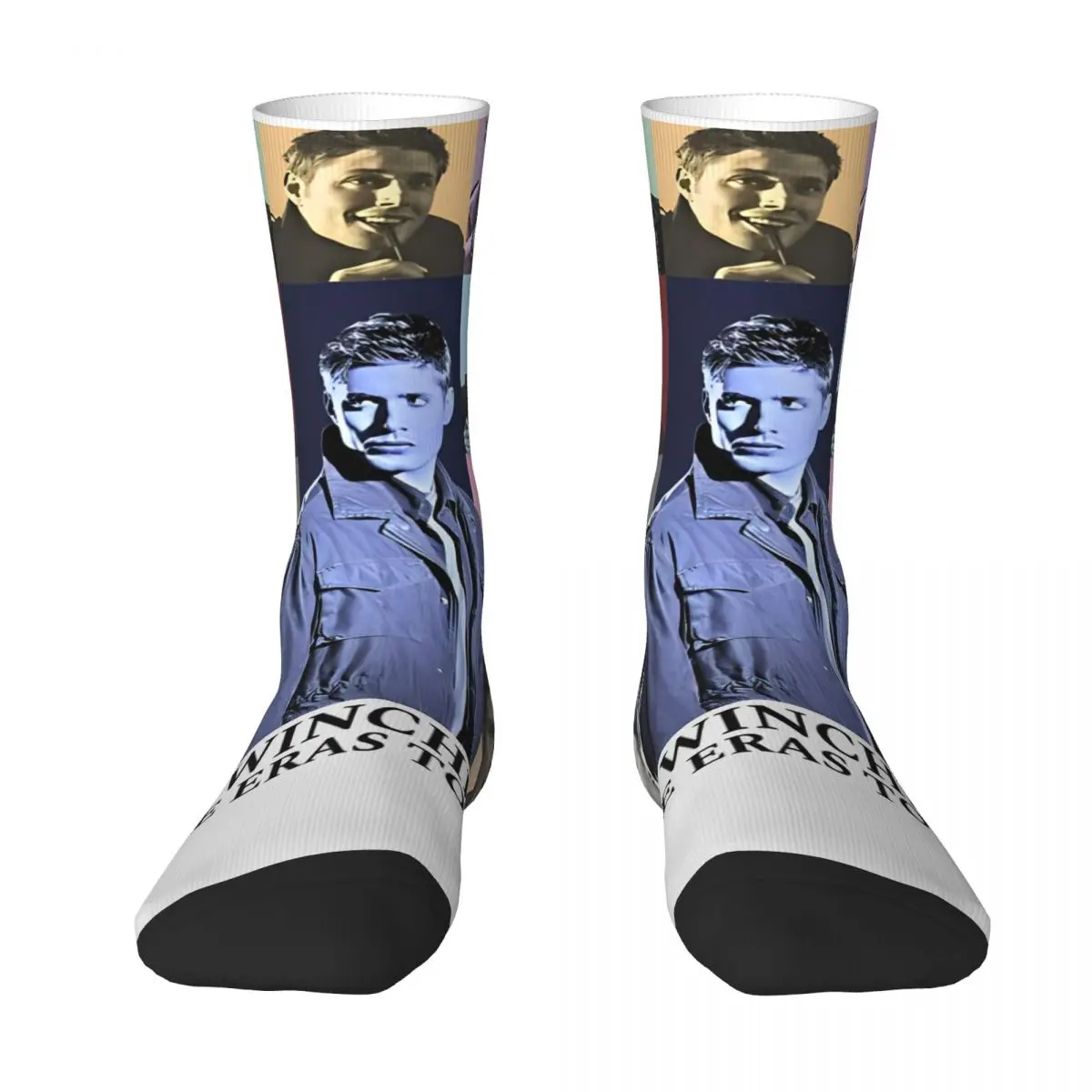 Dean Winchesters Eras Tour Socks Winter Stockings Gothic Unisex Warm Soft Socks Custom Running Sports Non-Slip Socks