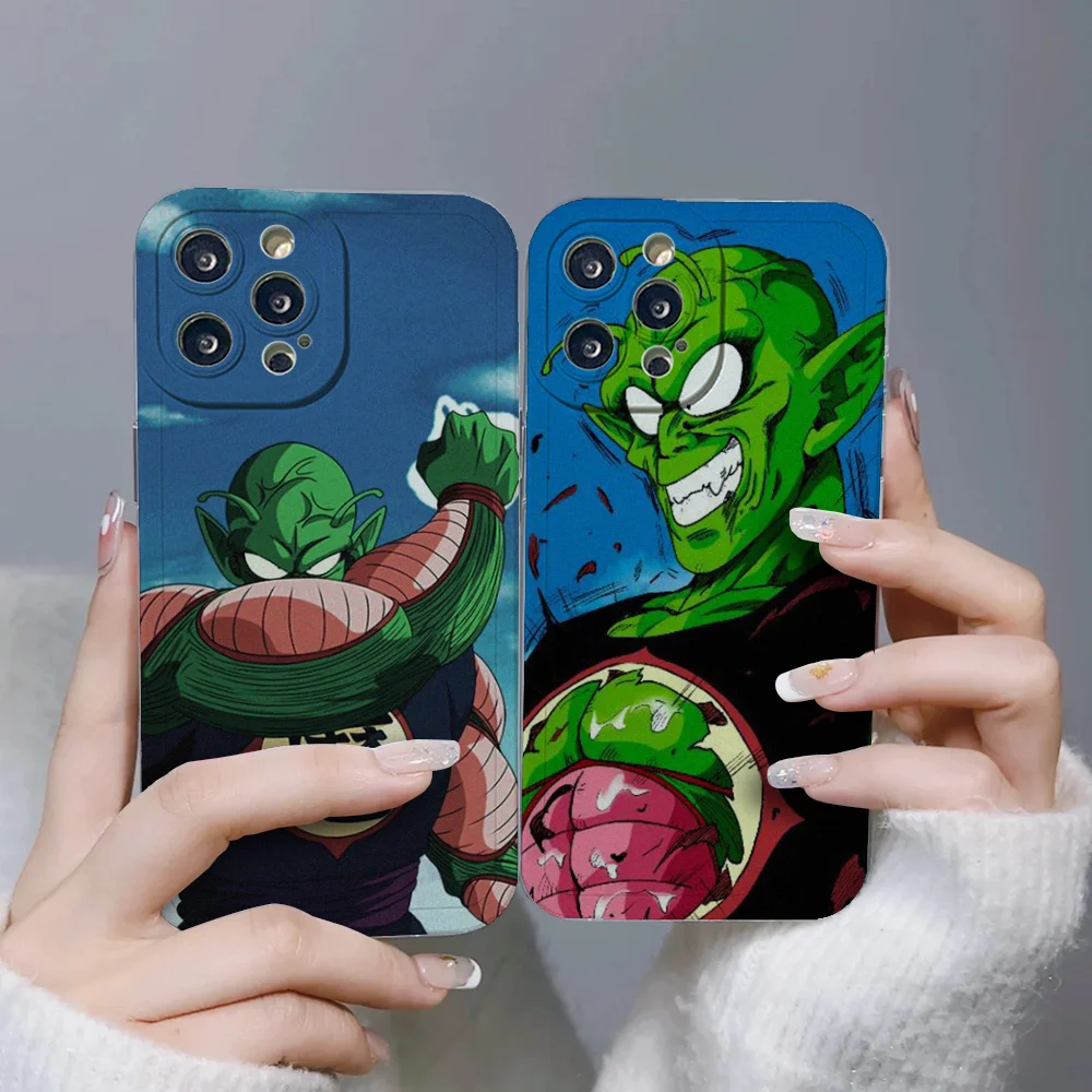 King Piccolo Dragon Ball Phone Case For IPhone 11 12 13 14 15 Plus Pro Max Anger Eyes Silicon Clear Soft Cover