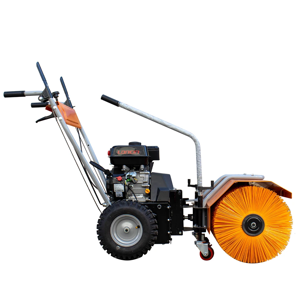Hightop HT65S  Electric Handheld Snow Sweeper Machine Wheel Loader With  High Effectivity on Sale