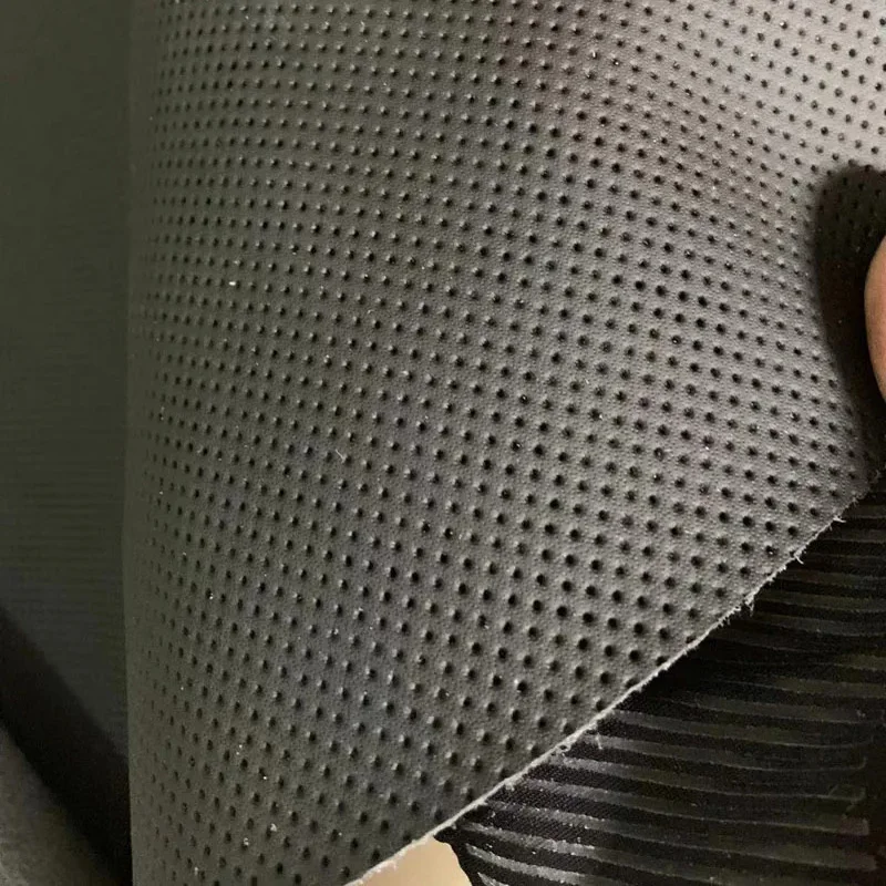 1.2MM Thickness Punching Holes Car Steering Wheel Sofa Seats Microfiber Synthetic Leather Materials