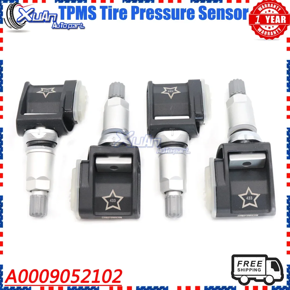 Automatyczny czujnik ciśnienia w oponach zarejestrowanymi A 0009052102 dla Mercedes-Benz W177 W247 C118 C257 W213 CLS dla BMW F40 G20 G22 G30