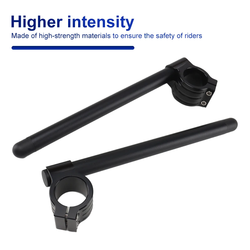 Universal Motorcycle Handlebar Racing Adjustable CNC Fork Tube Clamping Separation Handle High-Rise Separation Aluminum Alloy