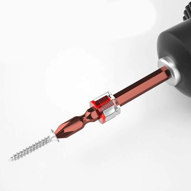 Từ Giá Đỡ Bit Hợp Kim Điện Vòng Nam Châm Vít Đầu Chống Trơn Trượt Nam Châm Mạnh Nhẫn Phillip Bit 517A