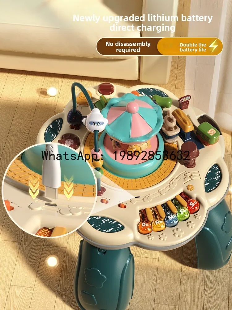 Game Table Infant Baby Toys 0 to 1 Years Old Educational Children's First Birthday Gift