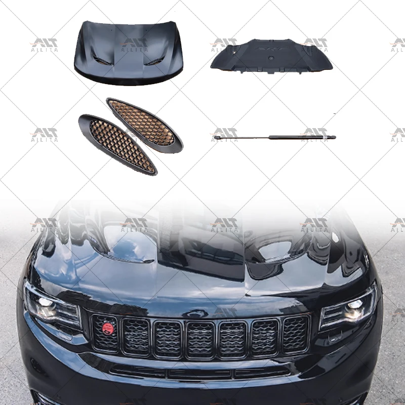 

Hot Selling SRT8 Engine Hood High Quality Hood For 2014-2018 Jeep Grand Cherokee Accessories