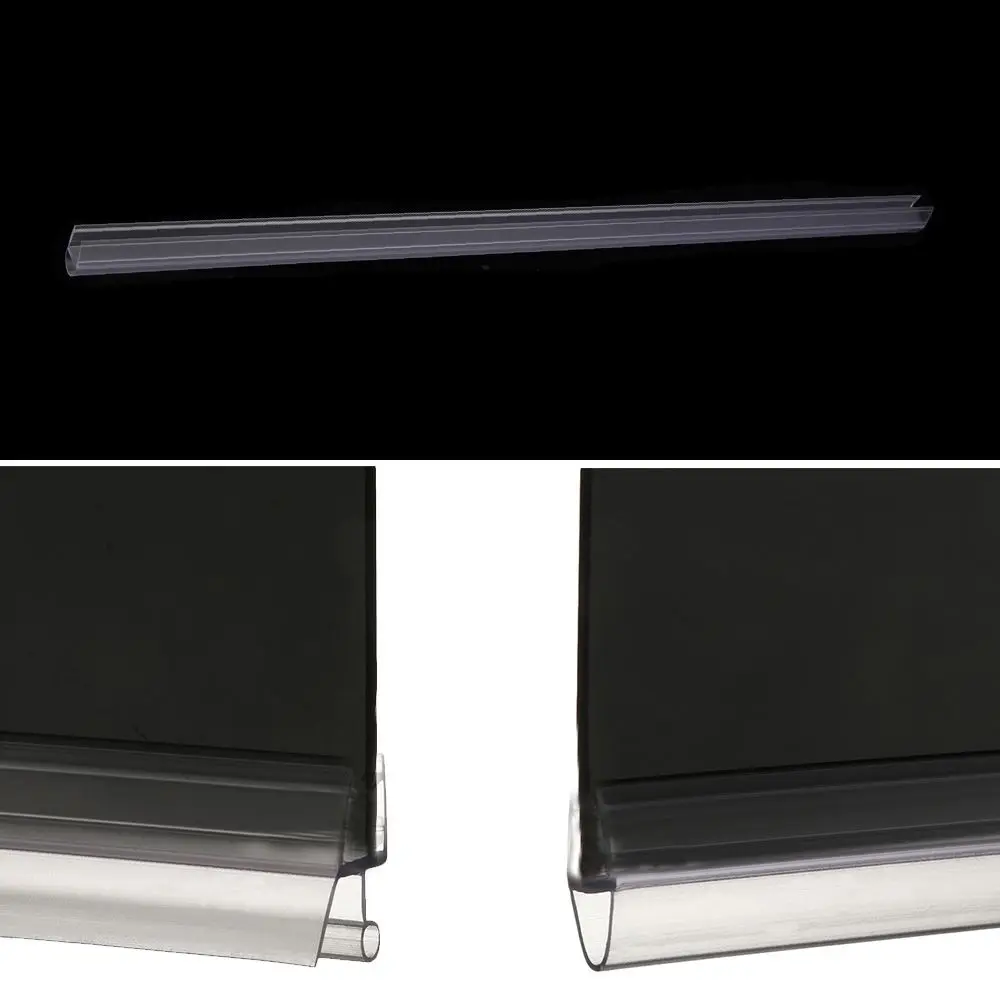 Rubber Household Bathroom Prevent Bath Screen Glass Door Weatherstrip Water Baffle Sealing Strips Window Seal