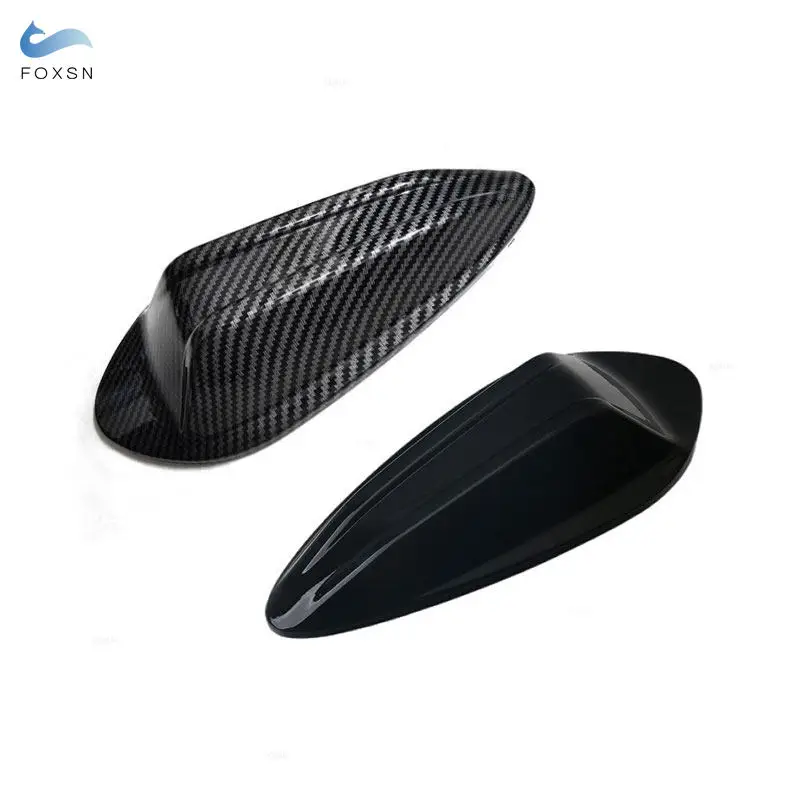 For BMW 2 3 4 Series Coupe G42 G20 G28 G22 M3 G80 X5 X6 2023 2024 ABS Car Roof Shark Fin Antenna Aerials Cover Trim Glossy Black