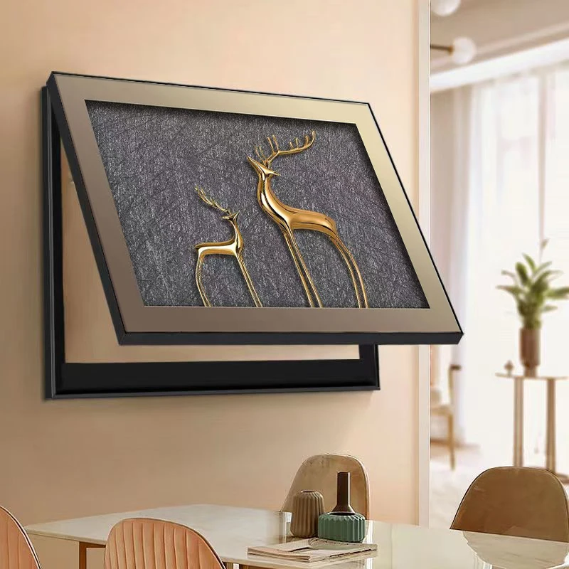 

Modern mat Deer Decorative Painting Covering Meter Box Restaurant Circuit Breaker Box Total Switch Box Hangin...