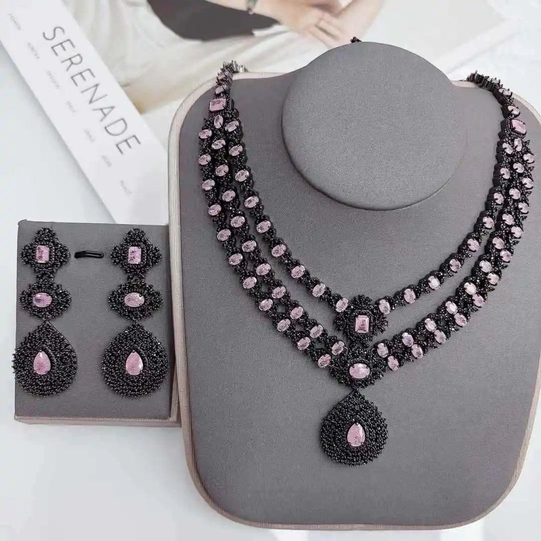Women's Zflower Pendant Necklace Light Luxury High-End Feel Collarbone Chain Jewelry Accessory