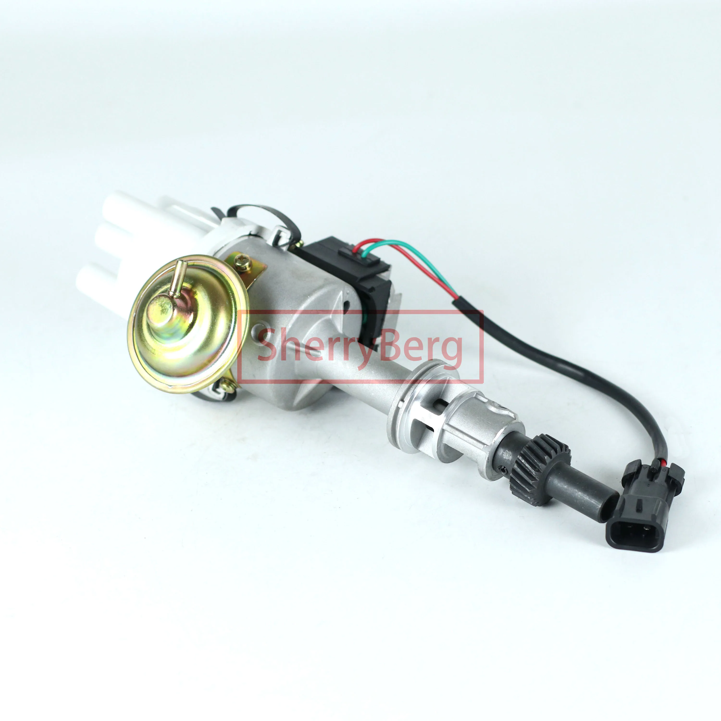 

SherryBerg Whit Color Cap Complete Brand New Ignition Distributor for FIAT UNO 1.3L OE# 7763391 830RD-830P10 8304D-830P10