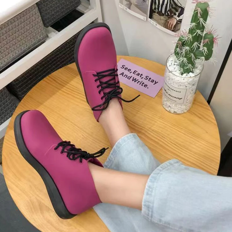 Women\'s Rain Boots 2023 Spring Autumn PVC Waterproof Shoes Fashion Solid Color Female Ankle Boots Women Autumn Rain Shoes Boot