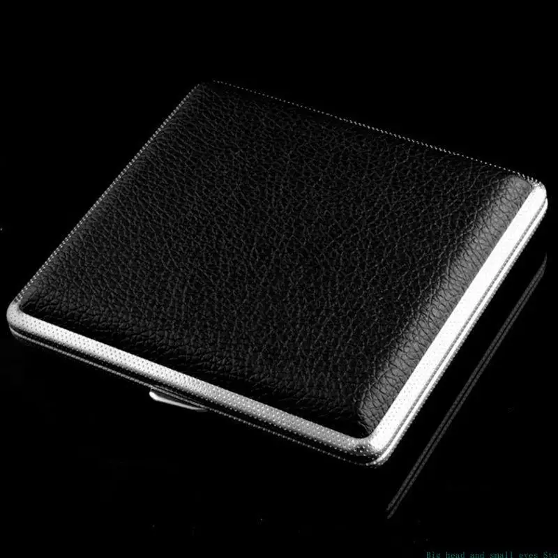 581C Metal PU Pocket For Holding 20Pcs Cigarettes