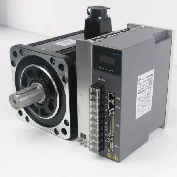 Servos 380V 5.5KW 1500RPM 35N.m 23bit 3Phase AC Servo Motor Driver Kit with Brake 180M35015B+M1534P servo motor 5kw