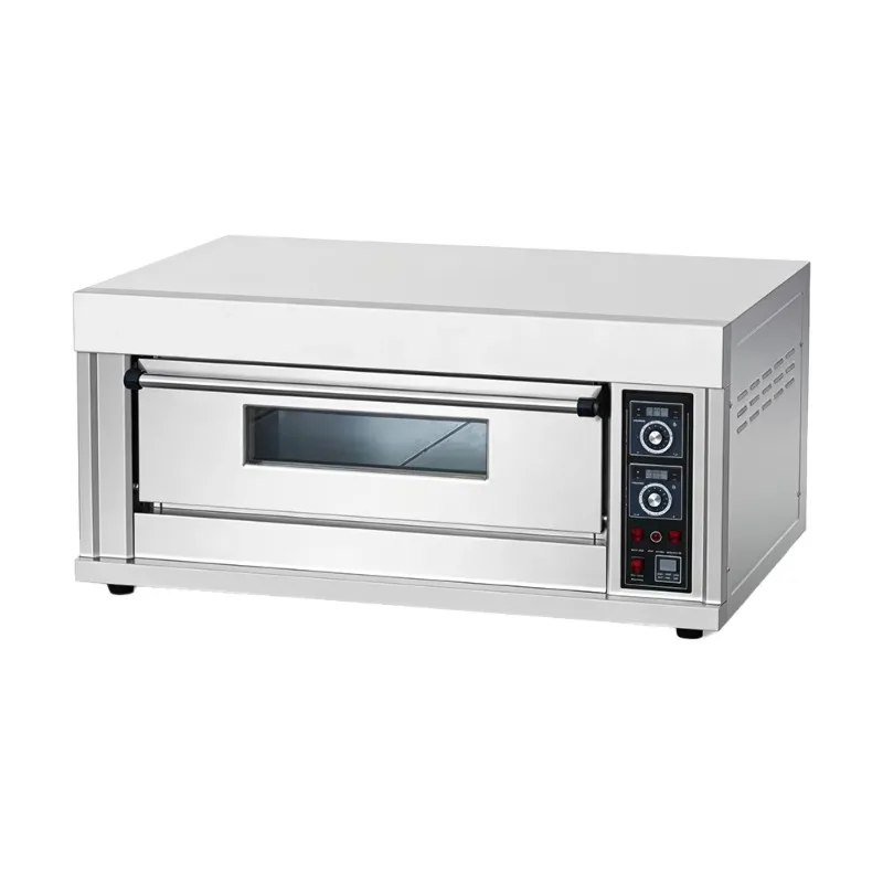 Low Noise Durable Construction Bread Making Tool 1 Deck 2 Trays Electric Oven