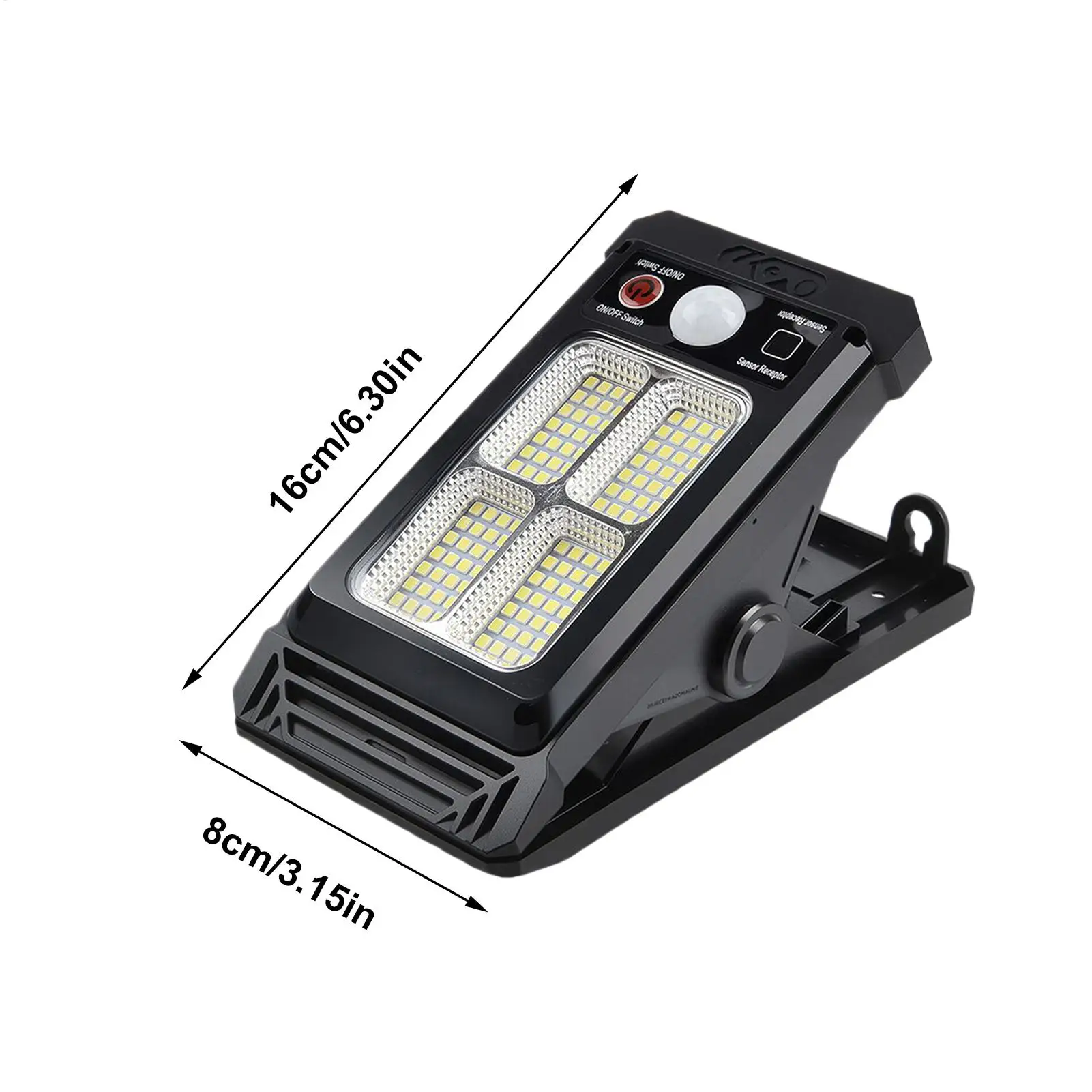 ضوء ساحة الطاقة الشمسية الزخرفية للماء كليب على أضواء الشمسية في الهواء الطلق للممر الفناء الخلفي مسار شرفة شرفة المناظر الطبيعية