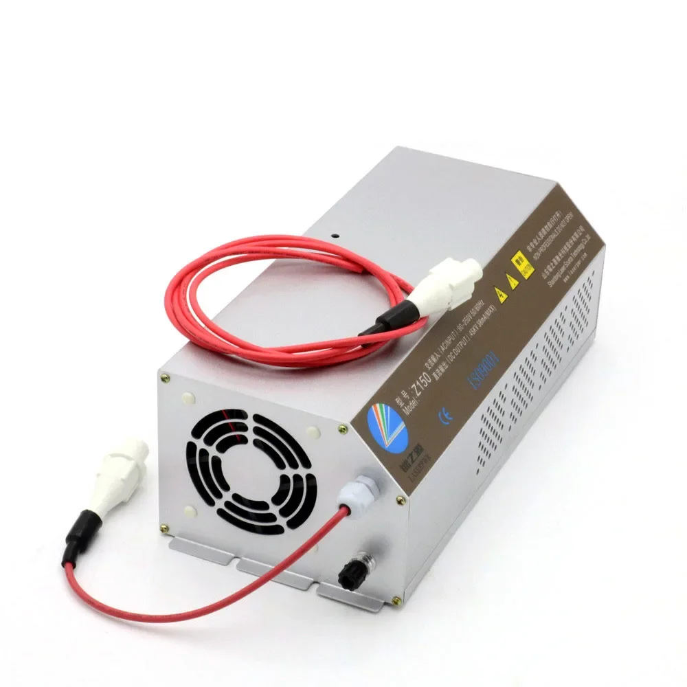 Haojiayi z150 função pfc fonte de alimentação a laser co2 para máquina de corte de gravação a laser 130-150w tubo laser co2